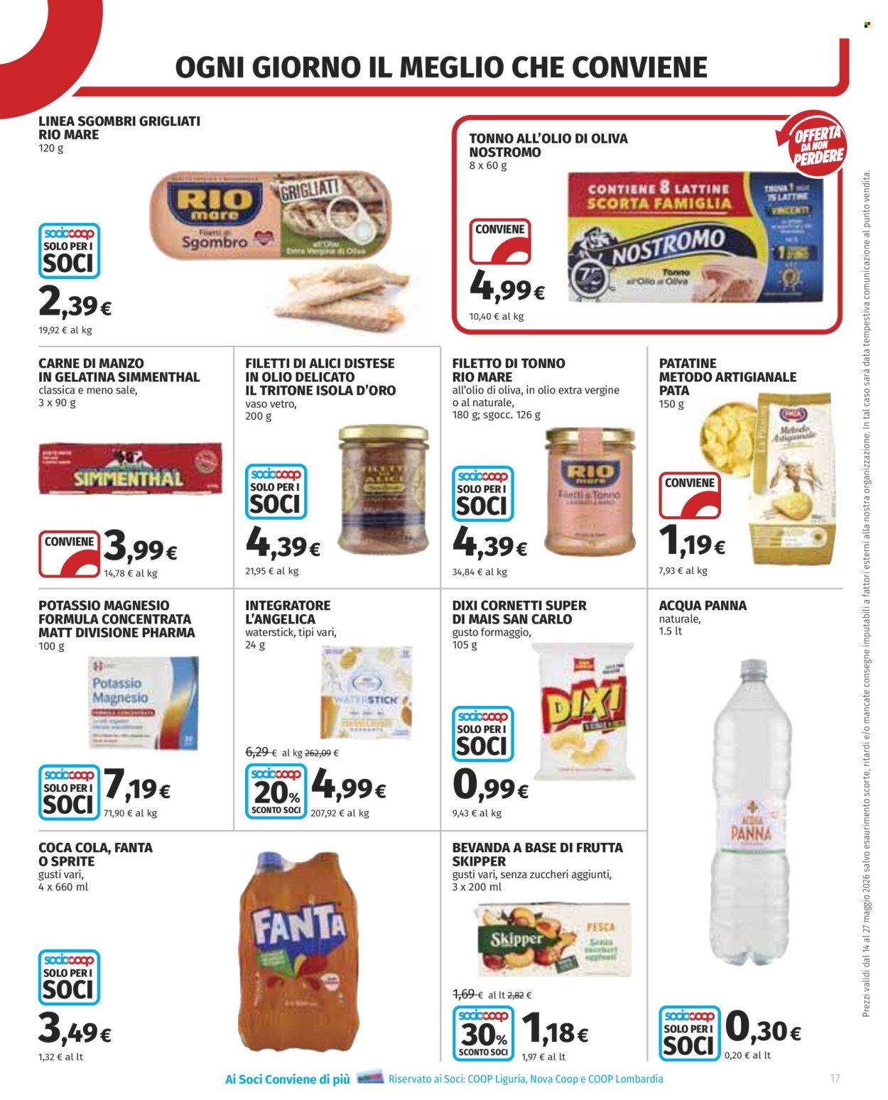 Leták Coop - 14.5.2026 - 27.5.2026. Strana 17