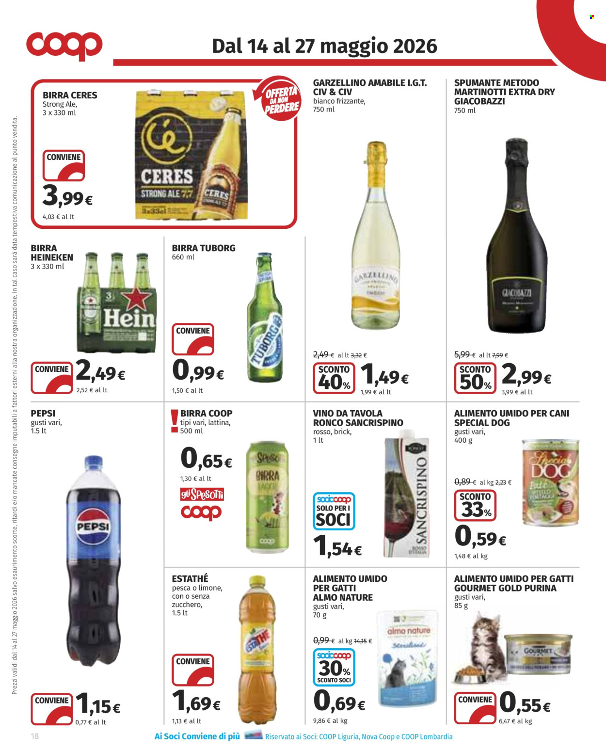 Leták Coop - 14.5.2026 - 27.5.2026. Strana 18
