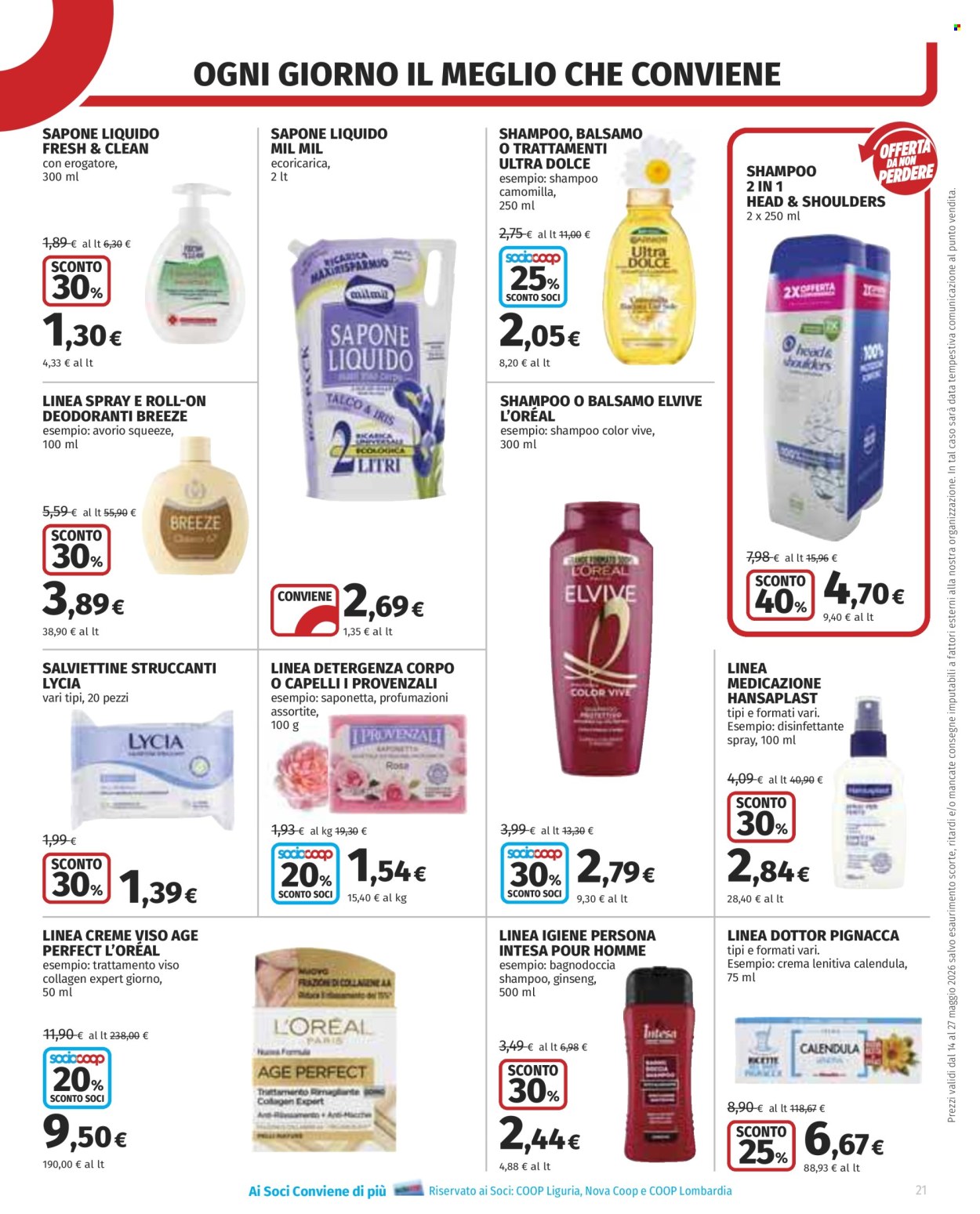 Leták Coop - 14.5.2026 - 27.5.2026. Strana 21