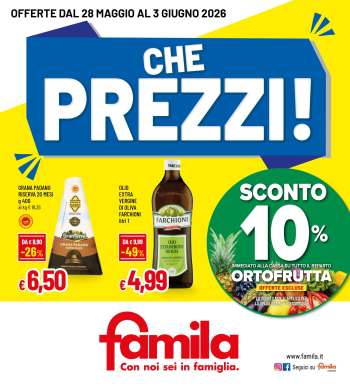 Volantino Famila - 28/5/2026 - 3/6/2026.