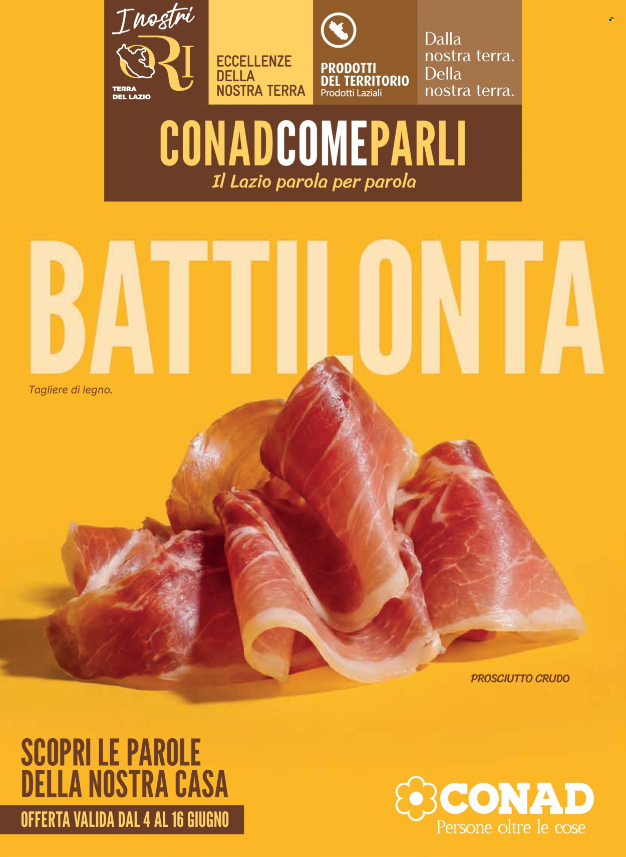 Volantino Conad - 4/6/2026 - 16/6/2026. Pagina 1