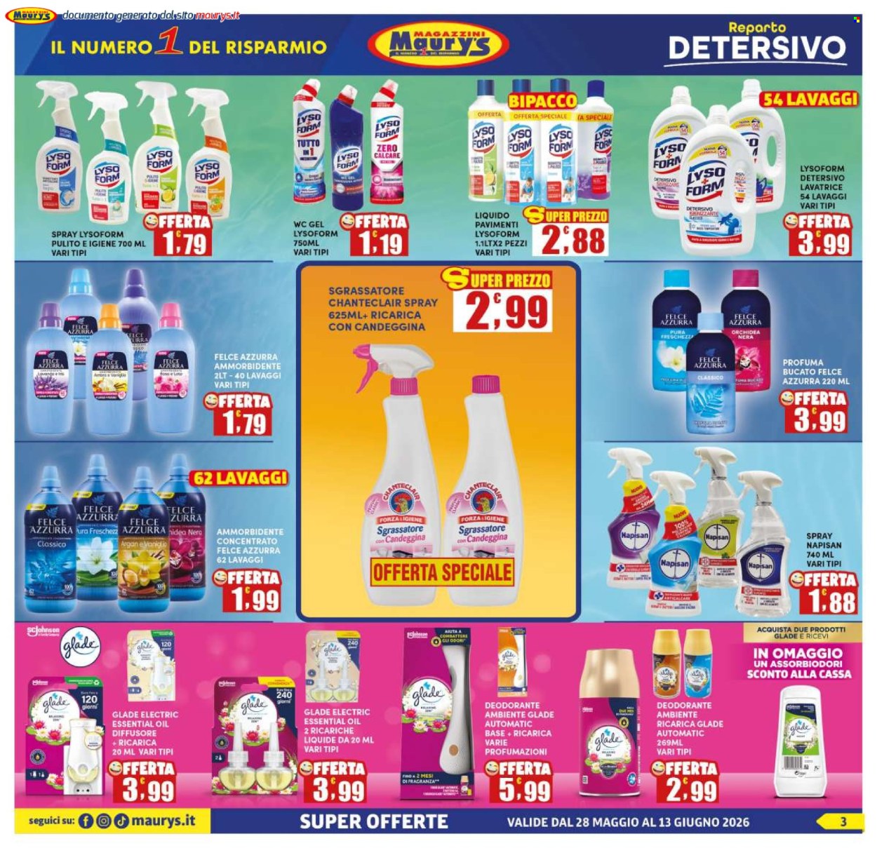 Volantino Maury's - 28/5/2026 - 13/6/2026. Pagina 3