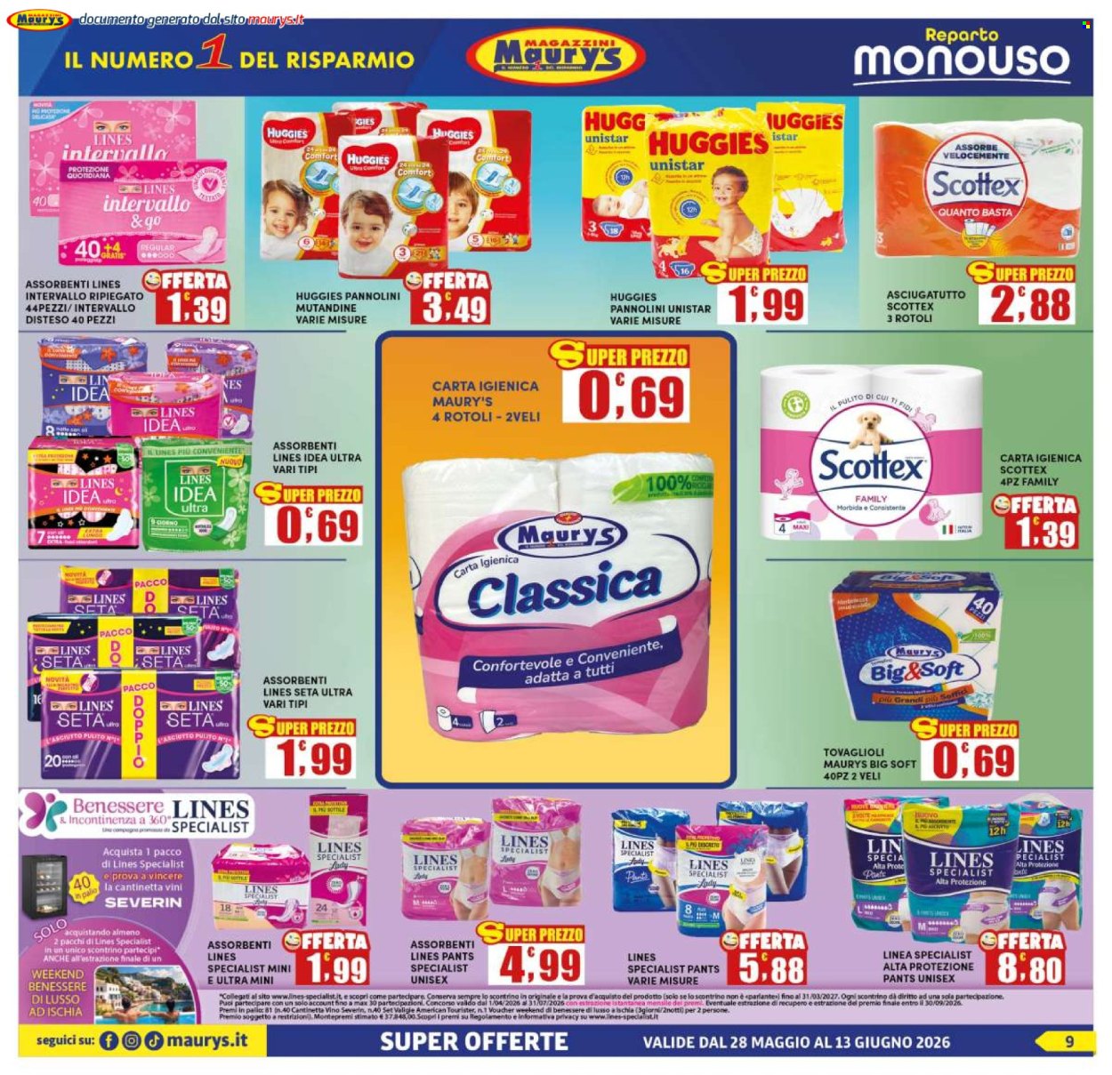 Volantino Maury's - 28/5/2026 - 13/6/2026. Pagina 9
