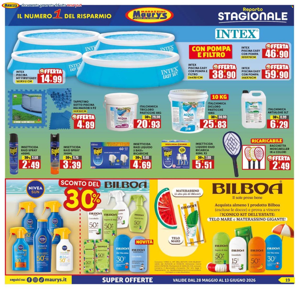 Volantino Maury's - 28/5/2026 - 13/6/2026. Pagina 19