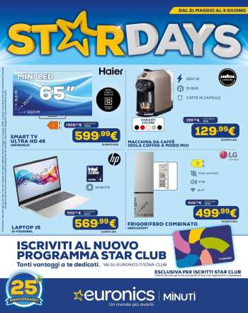 Volantino Euronics - 21/5/2026 - 4/6/2026.