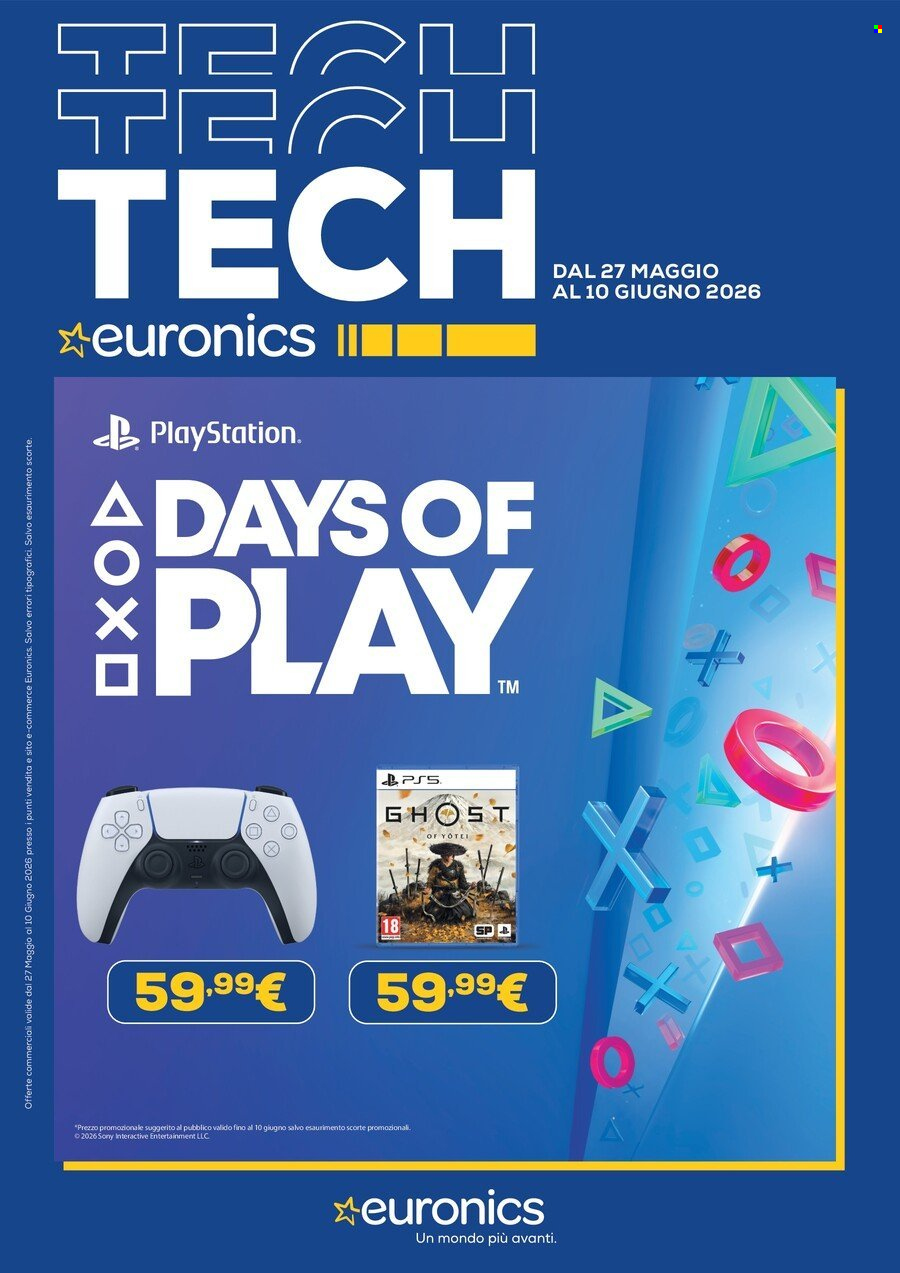 Volantino Euronics - 27/5/2026 - 10/6/2026. Pagina 1