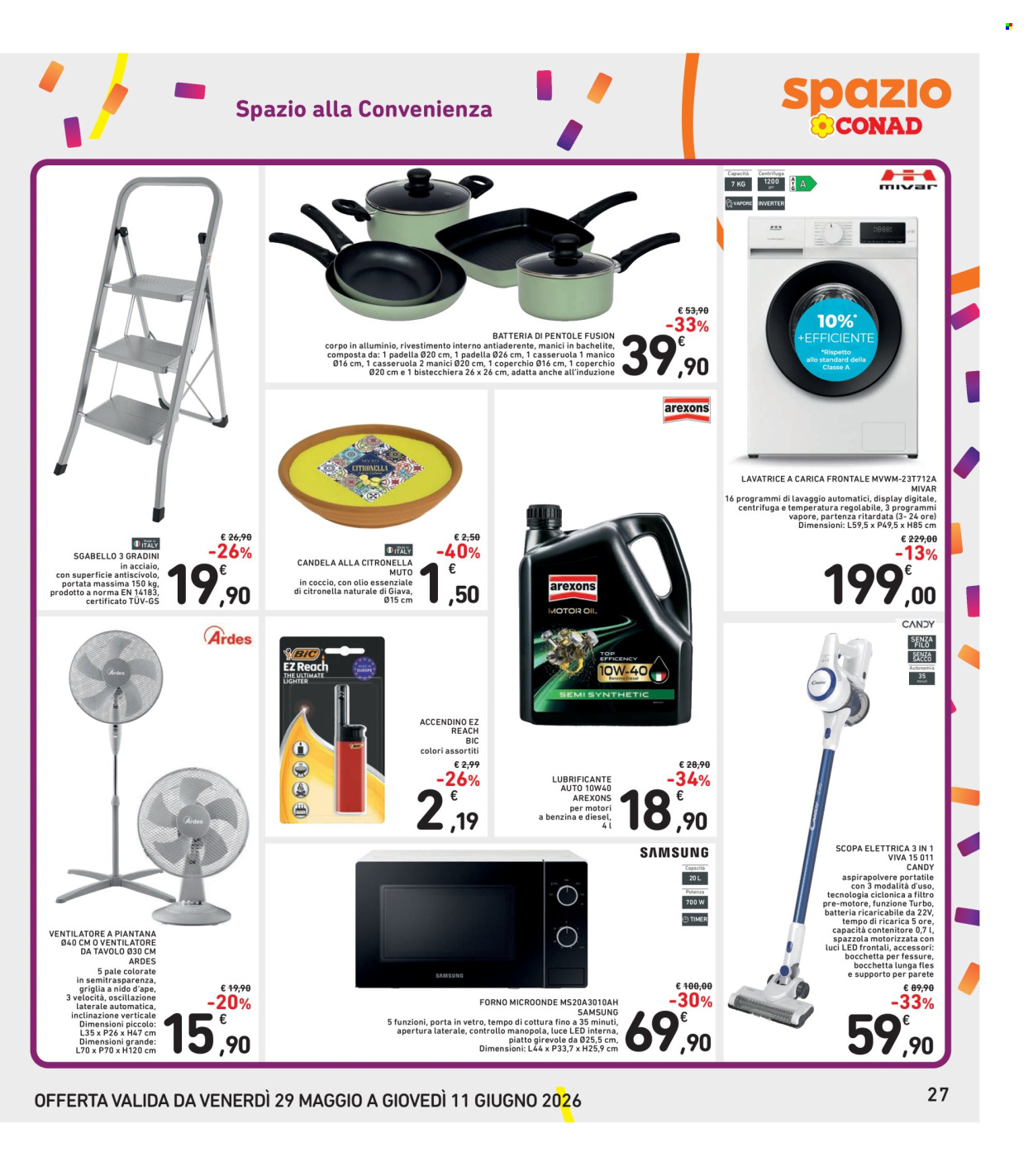 Volantino Spazio Conad - 29/5/2026 - 11/6/2026. Pagina 27