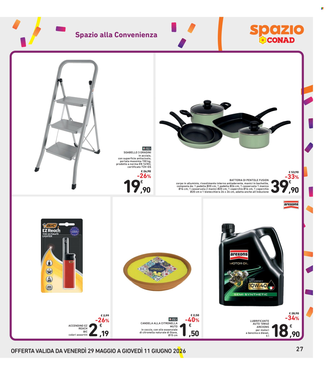 Volantino Spazio Conad - 29/5/2026 - 11/6/2026. Pagina 27