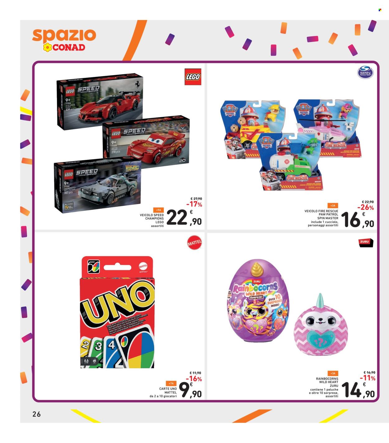 Leták Spazio Conad - 29.5.2026 - 11.6.2026. Strana 26