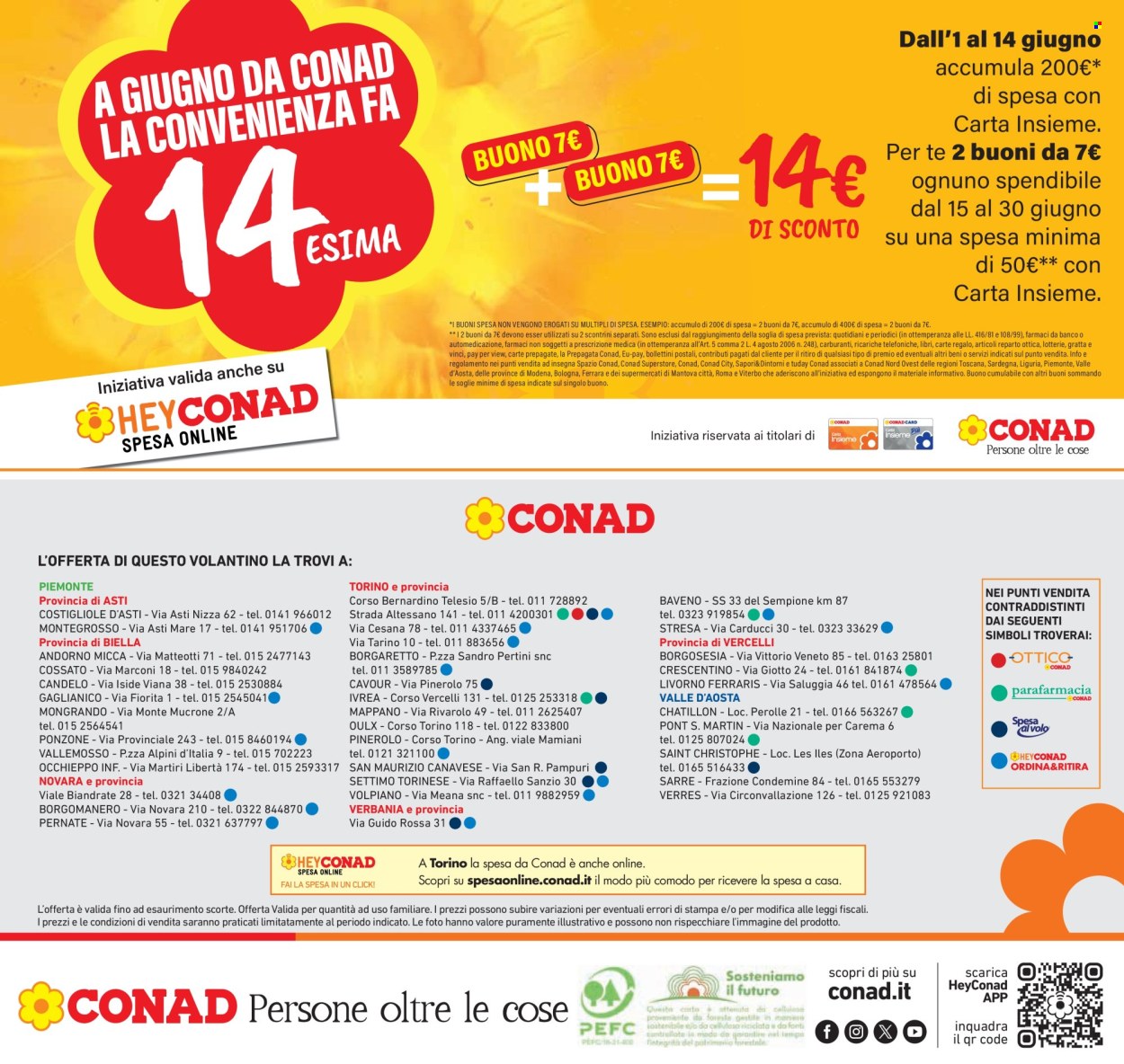 Volantino Conad - 4/6/2026 - 13/6/2026. Pagina 28