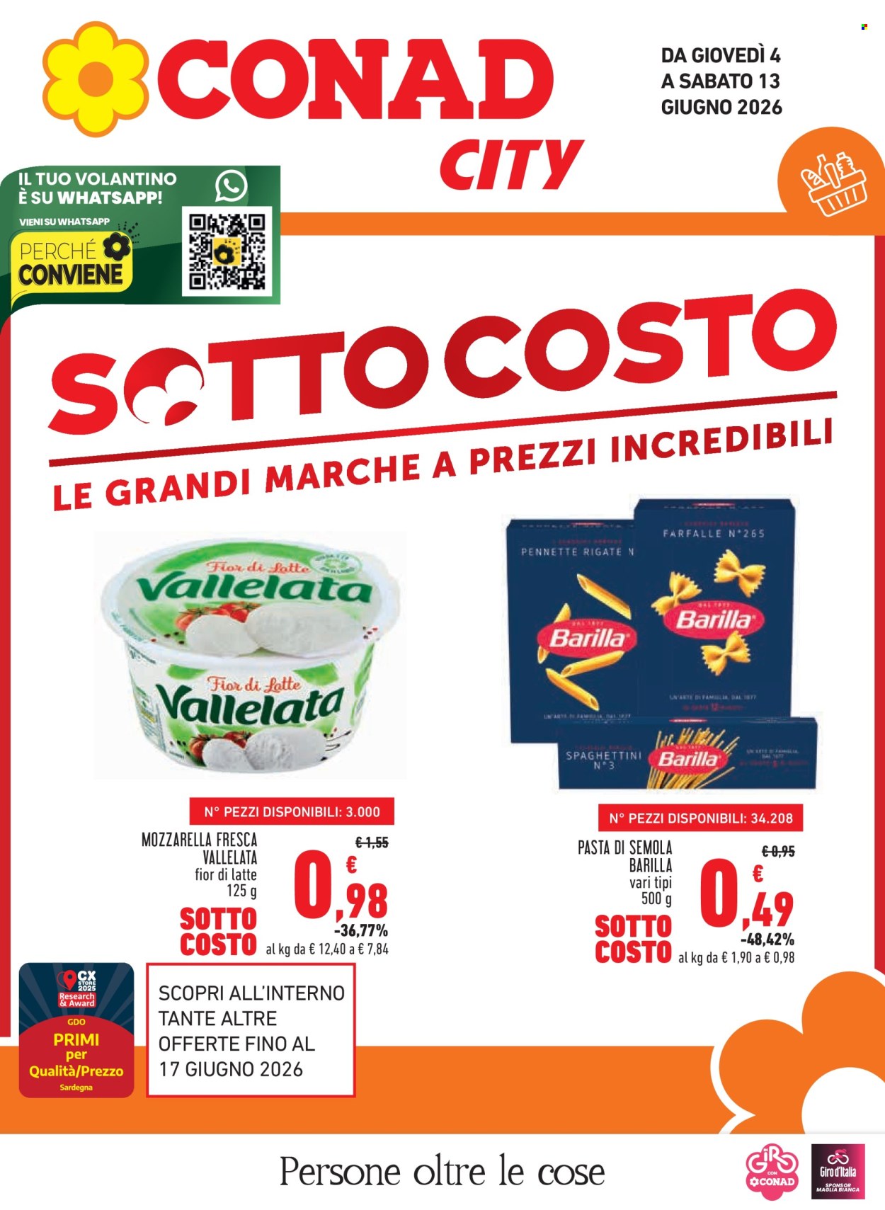Volantino Conad - 4/6/2026 - 13/6/2026. Pagina 1