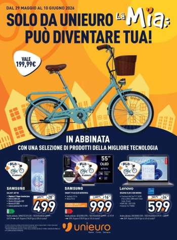 Volantino Unieuro - 29/5/2026 - 10/6/2026.