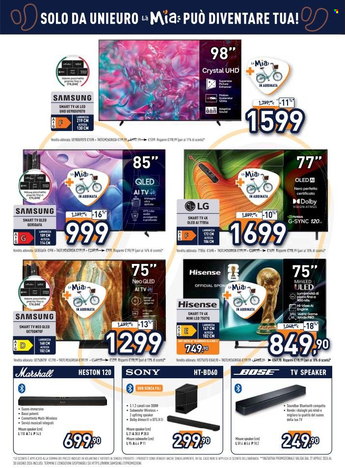 Volantino Unieuro - 29/5/2026 - 10/6/2026. Pagina 2