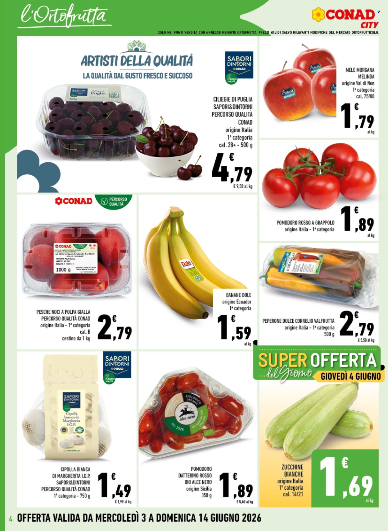 Volantino Conad - 3/6/2026 - 14/6/2026. Pagina 4