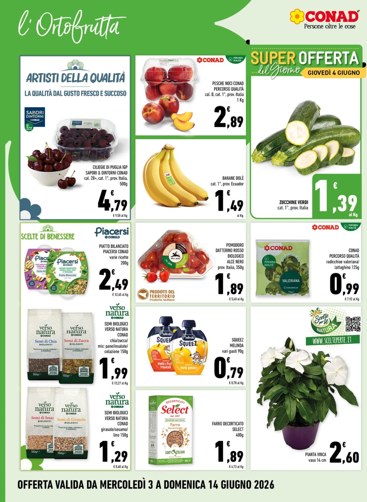 Volantino Conad - 3/6/2026 - 14/6/2026. Pagina 4