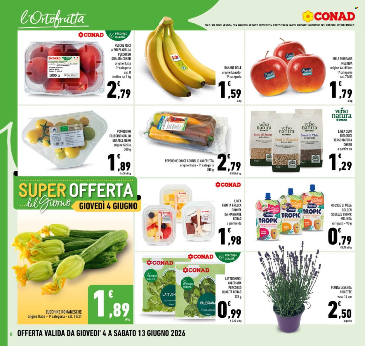 Volantino Conad - 4/6/2026 - 13/6/2026. Pagina 8