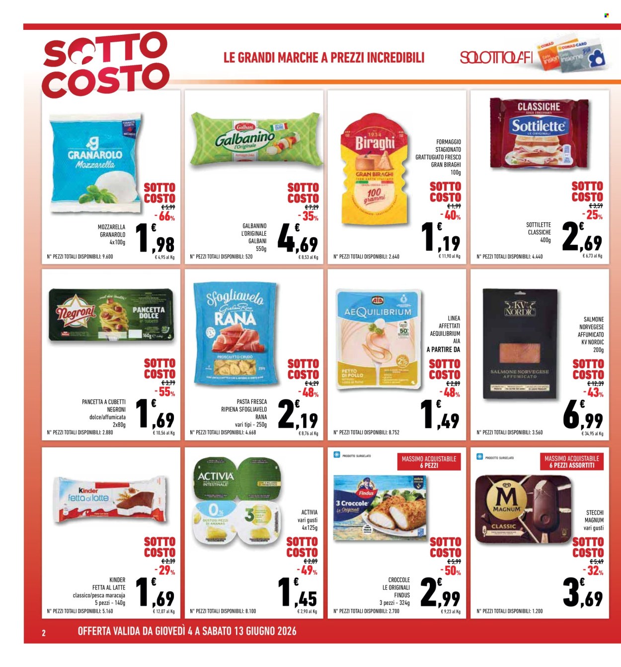 Volantino Conad Superstore - 4/6/2026 - 13/6/2026. Pagina 2
