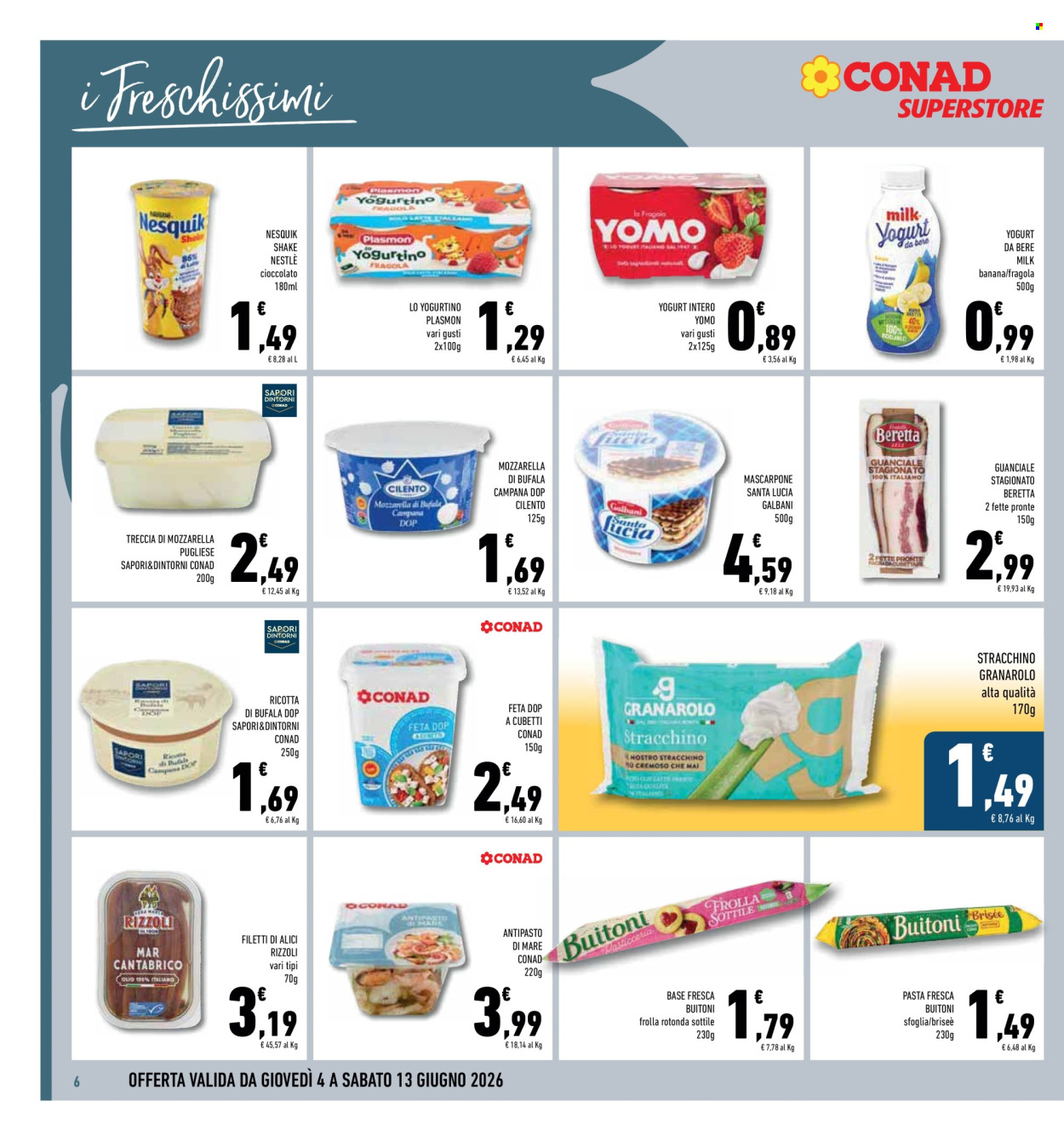 Volantino Conad Superstore - 4/6/2026 - 13/6/2026. Pagina 6
