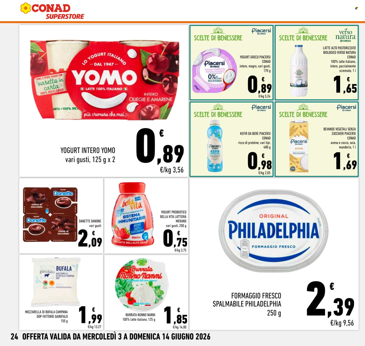 Leták Conad Superstore - 3.6.2026 - 10.6.2026. Strana 24