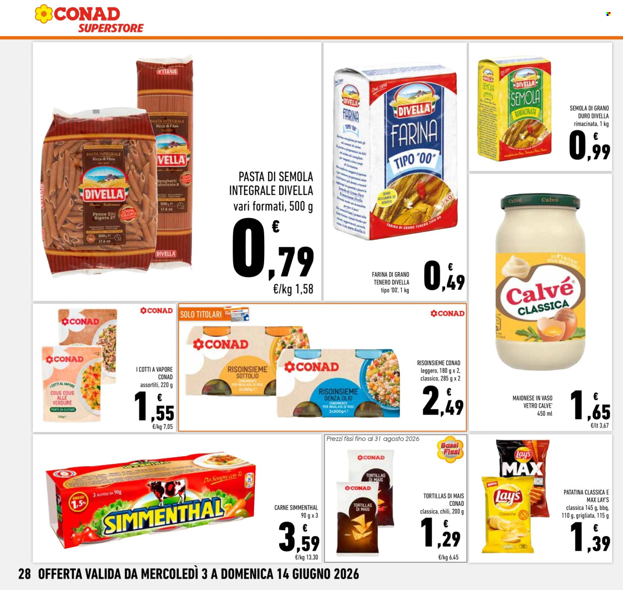 Leták Conad Superstore - 3.6.2026 - 10.6.2026. Strana 28