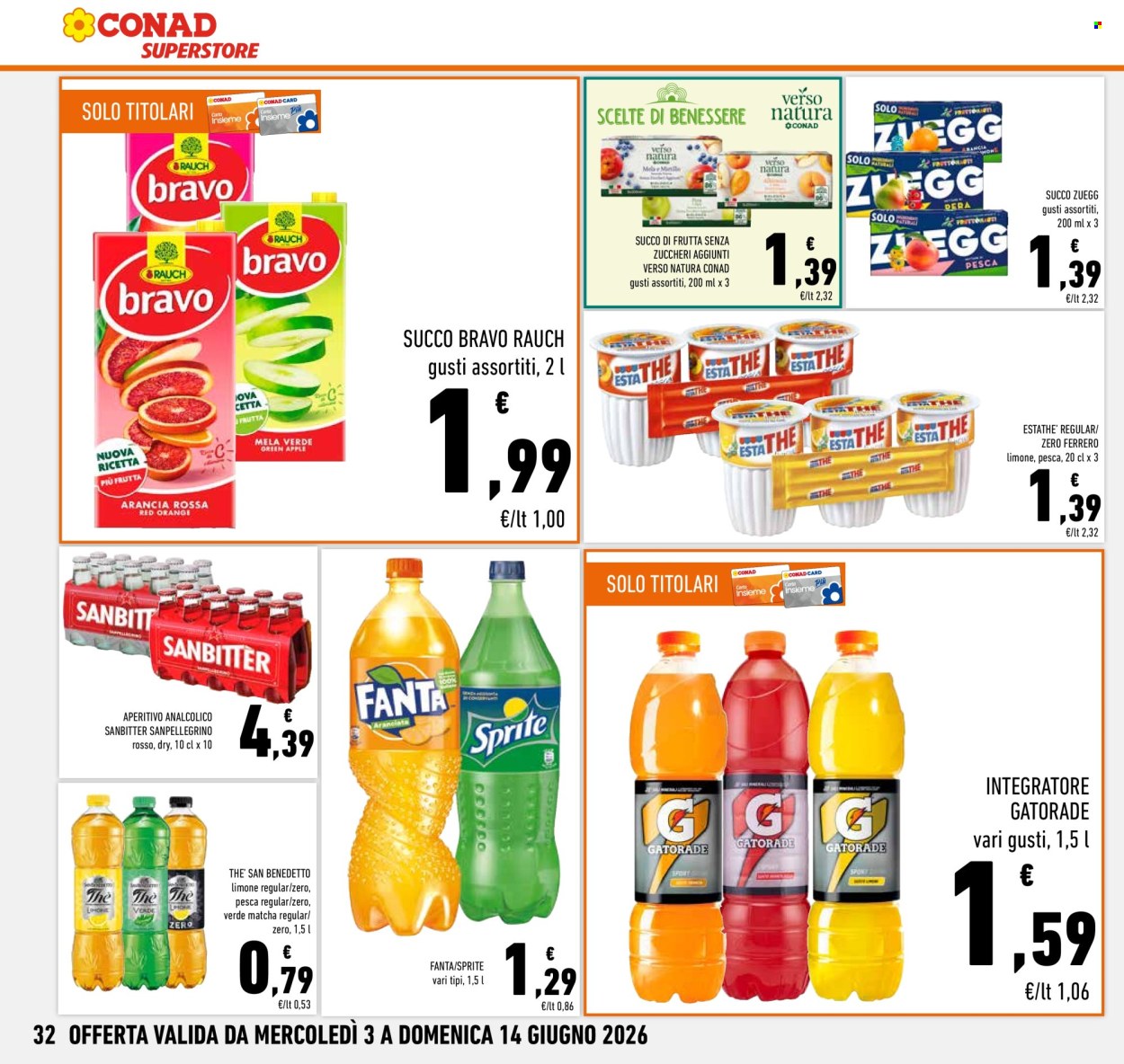 Leták Conad Superstore - 3.6.2026 - 10.6.2026. Strana 32