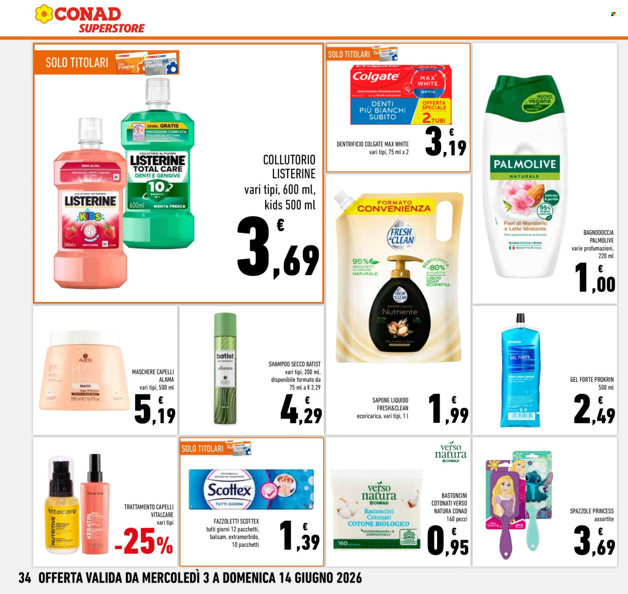 Leták Conad Superstore - 3.6.2026 - 10.6.2026. Strana 34