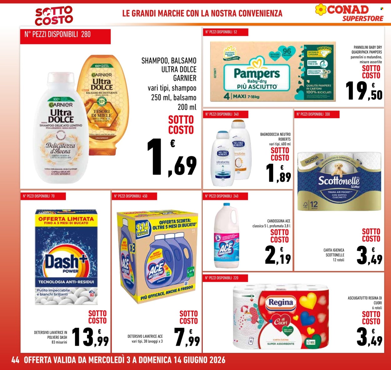 Leták Conad Superstore - 3.6.2026 - 10.6.2026. Strana 44