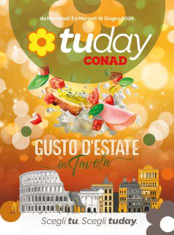 Volantino TuDay Conad - 3/6/2026 - 16/6/2026.