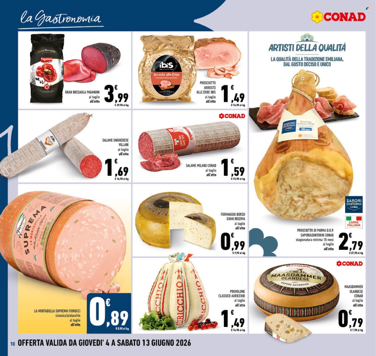 Volantino Conad - 4/6/2026 - 13/6/2026. Pagina 10