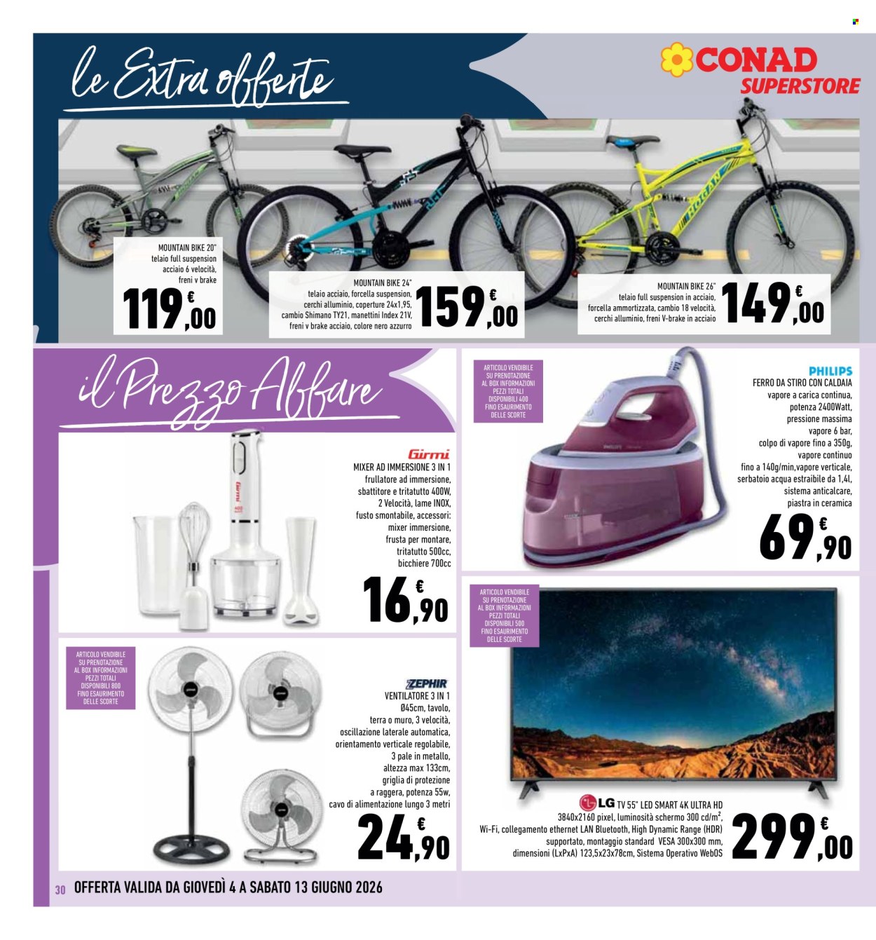 Leták Conad - 4.6.2026 - 13.6.2026. Strana 30