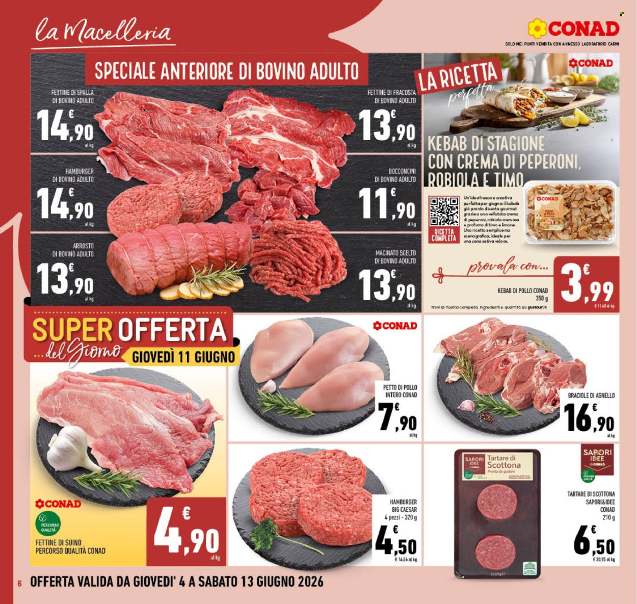 Volantino Conad - 4/6/2026 - 13/6/2026. Pagina 6