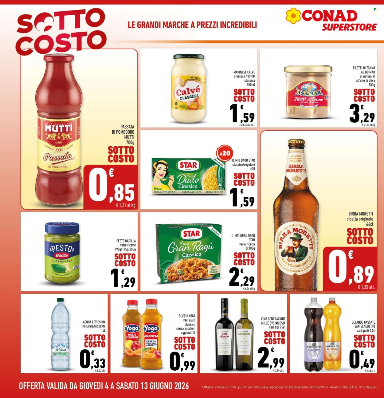 Volantino Conad Superstore - 4/6/2026 - 13/6/2026. Pagina 4