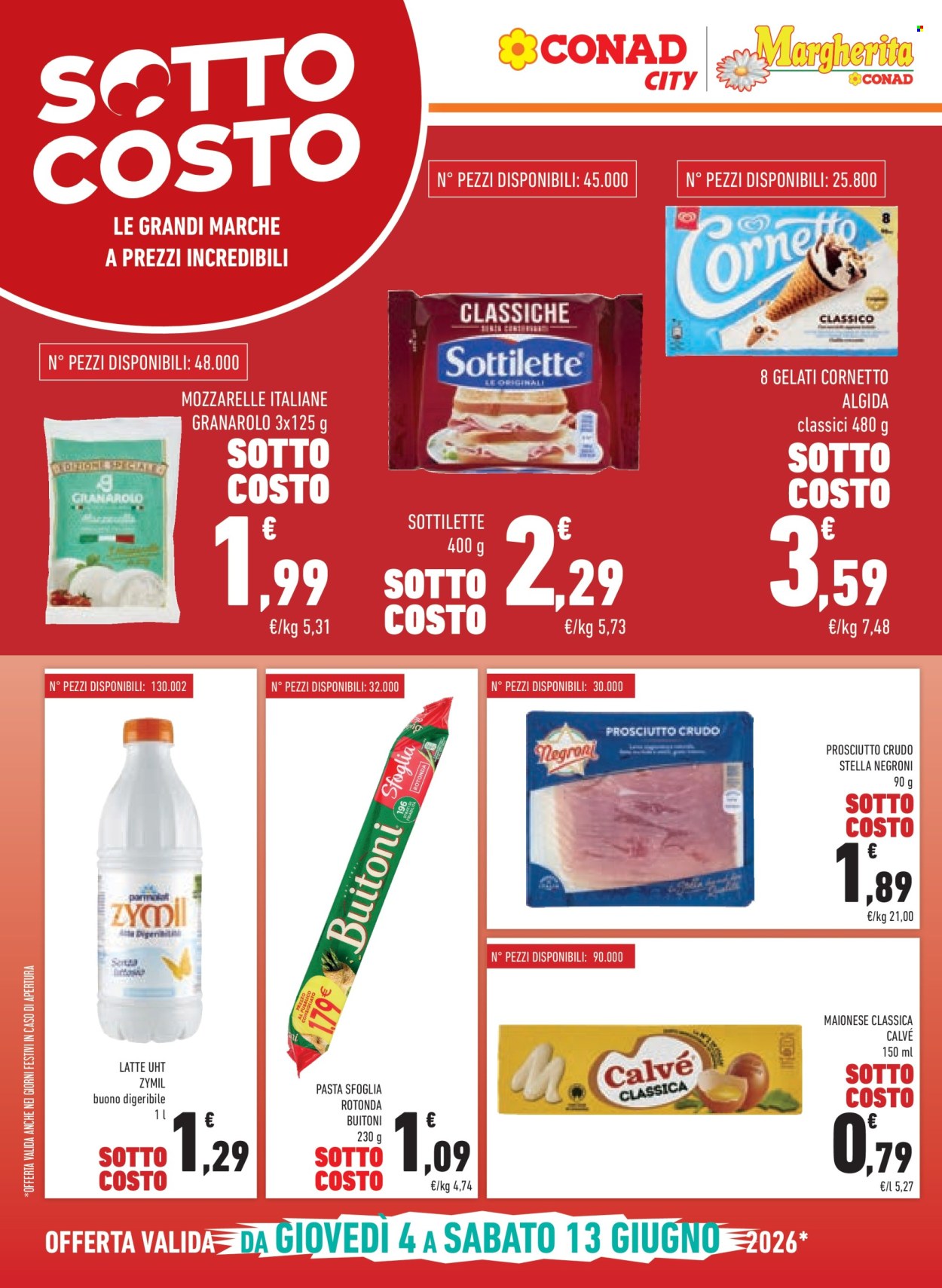 Volantino Margherita Conad - 4/6/2026 - 16/6/2026. Pagina 4