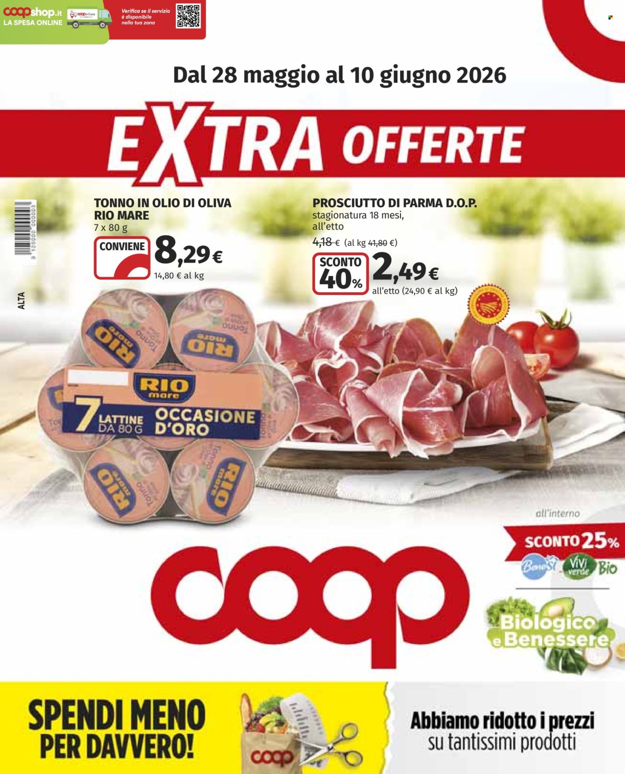 Volantino Coop - 28/5/2026 - 10/6/2026. Pagina 1