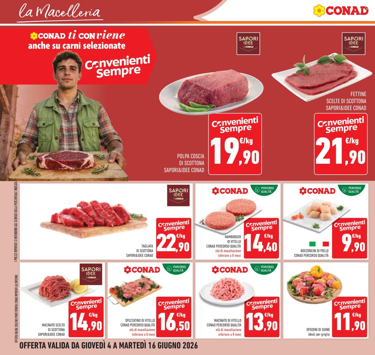 Leták Conad - 4.6.2026 - 16.6.2026. Strana 14