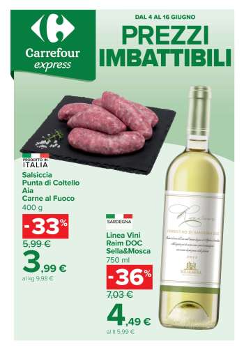 Volantino Carrefour - 4/6/2026 - 16/6/2026.