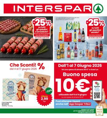 Volantino Interspar - 4/6/2026 - 17/6/2026.