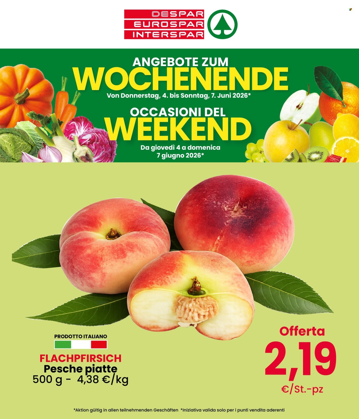 Volantino Interspar - 4/6/2026 - 7/6/2026. Pagina 1