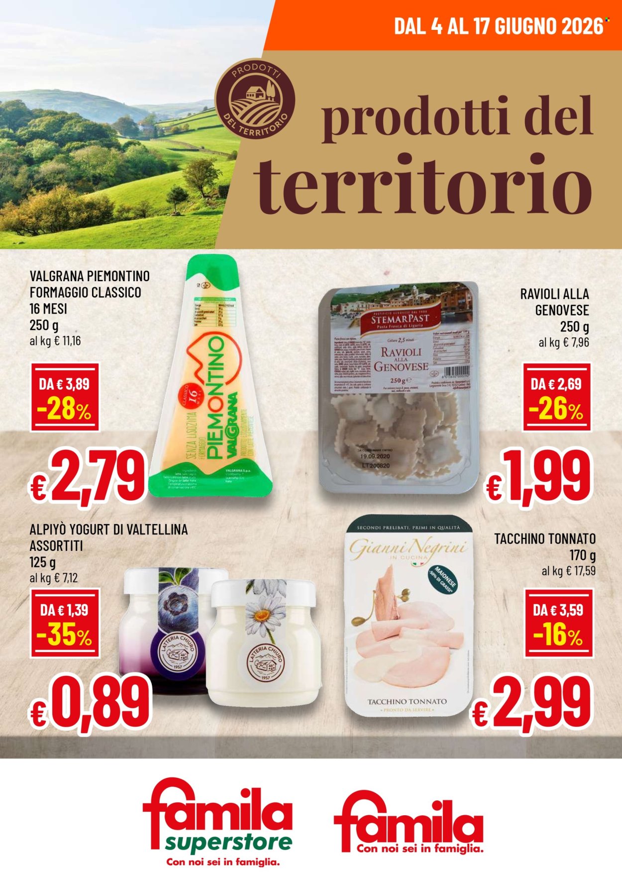 Volantino Famila - 4/6/2026 - 17/6/2026. Pagina 1