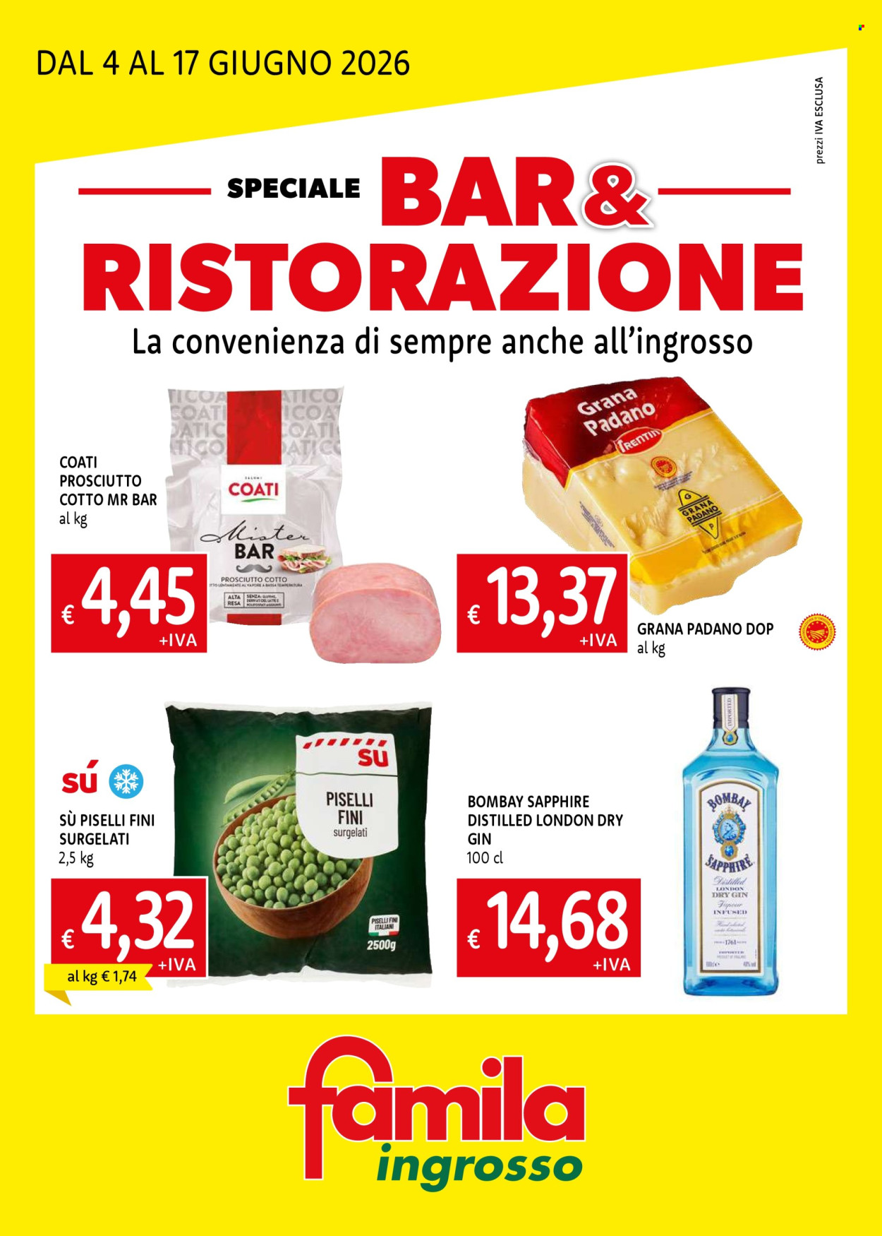 Volantino Famila - 4/6/2026 - 17/6/2026. Pagina 1