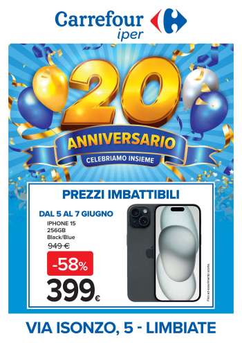 Volantino Carrefour - 5/6/2026 - 7/6/2026.