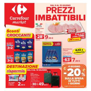Volantino Carrefour - 5/6/2026 - 15/6/2026.