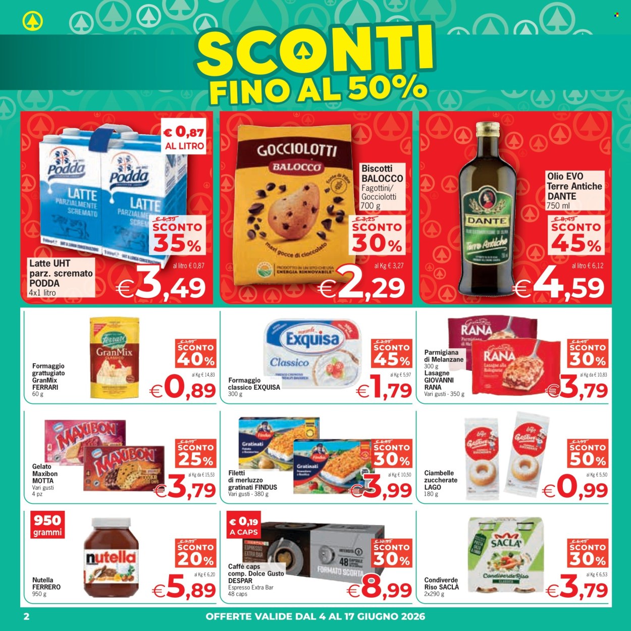 Volantino Eurospar - 4/6/2026 - 17/6/2026. Pagina 2