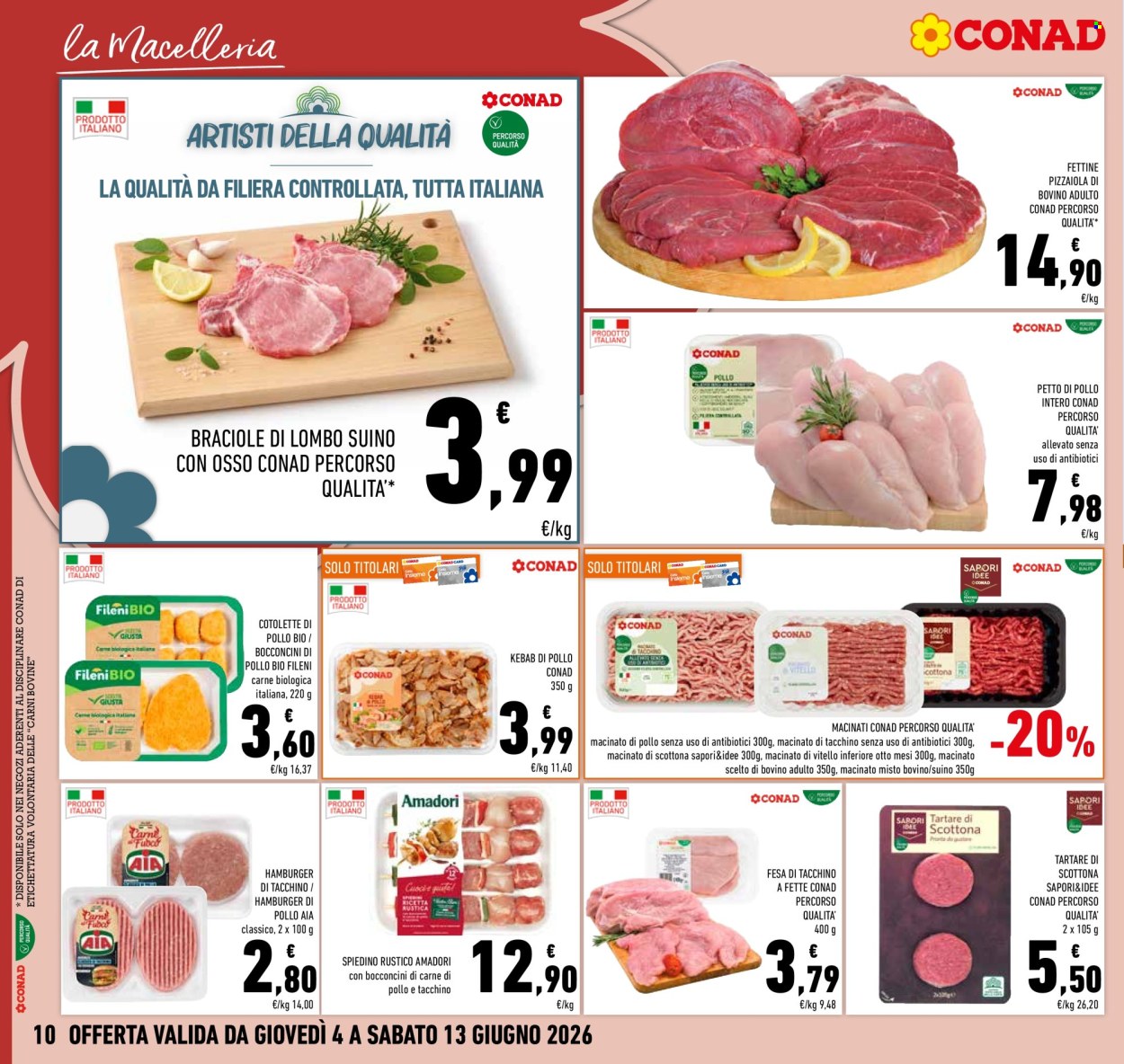Leták Conad - 4.6.2026 - 13.6.2026. Strana 10