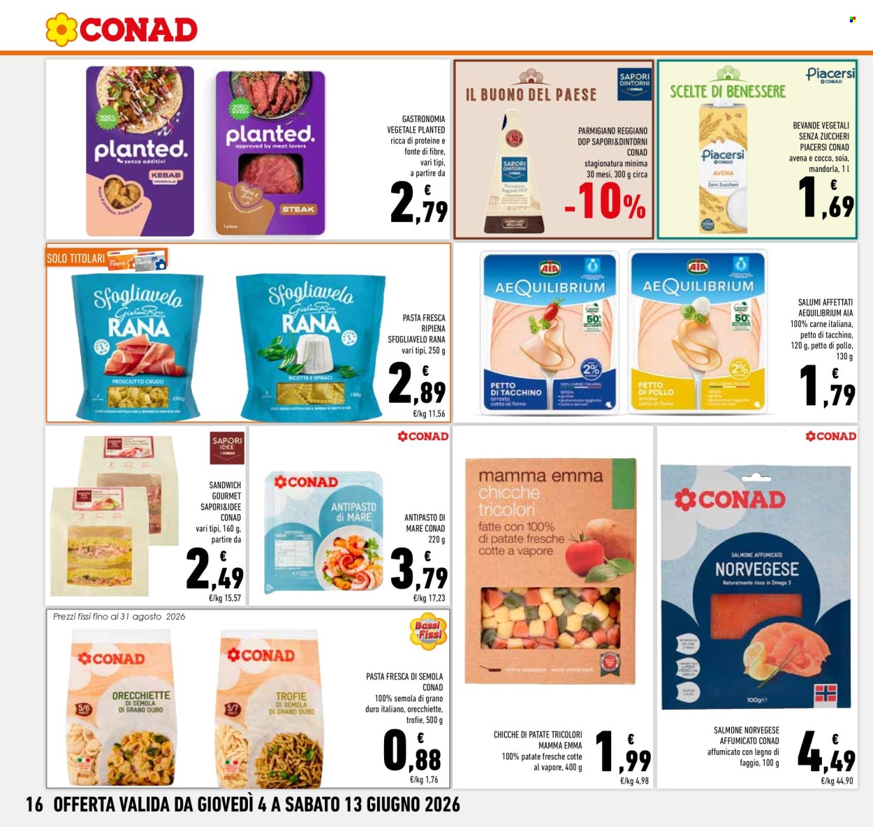 Leták Conad - 4.6.2026 - 13.6.2026. Strana 16