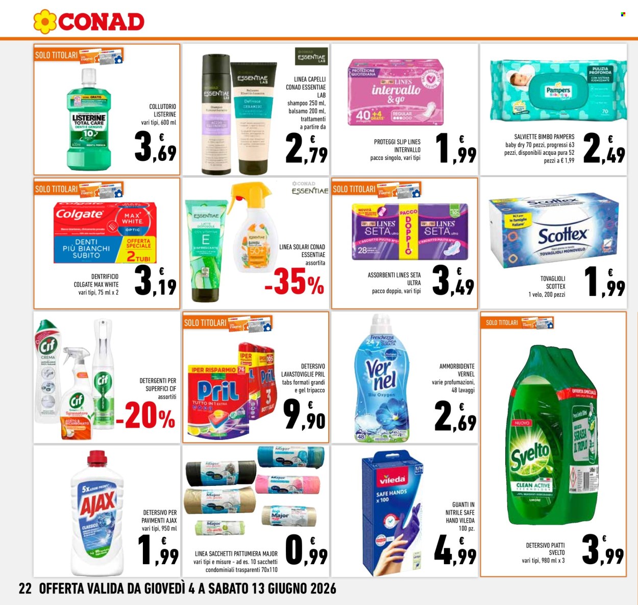 Leták Conad - 4.6.2026 - 13.6.2026. Strana 22