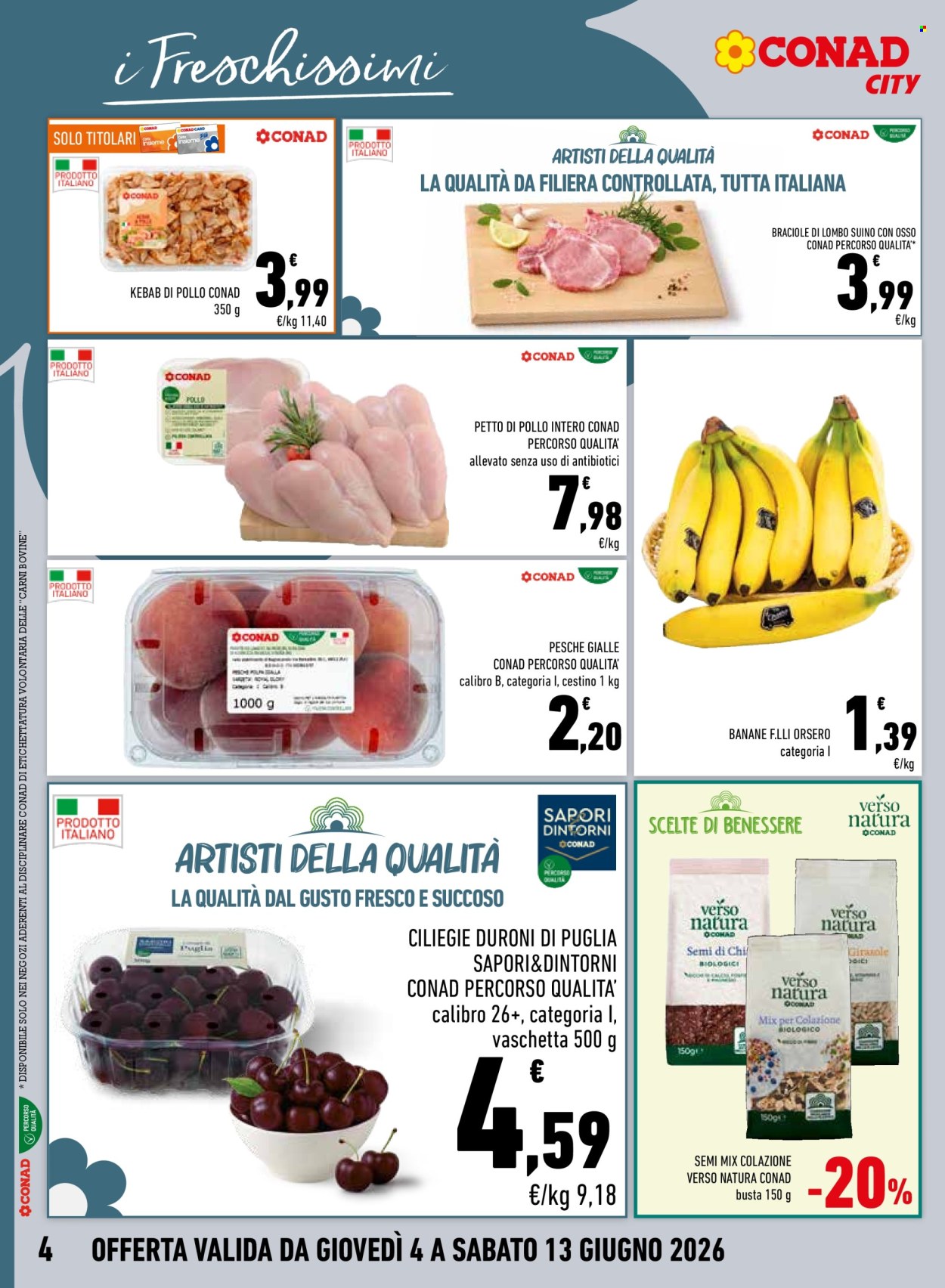 Volantino Conad City - 4/6/2026 - 13/6/2026. Pagina 4