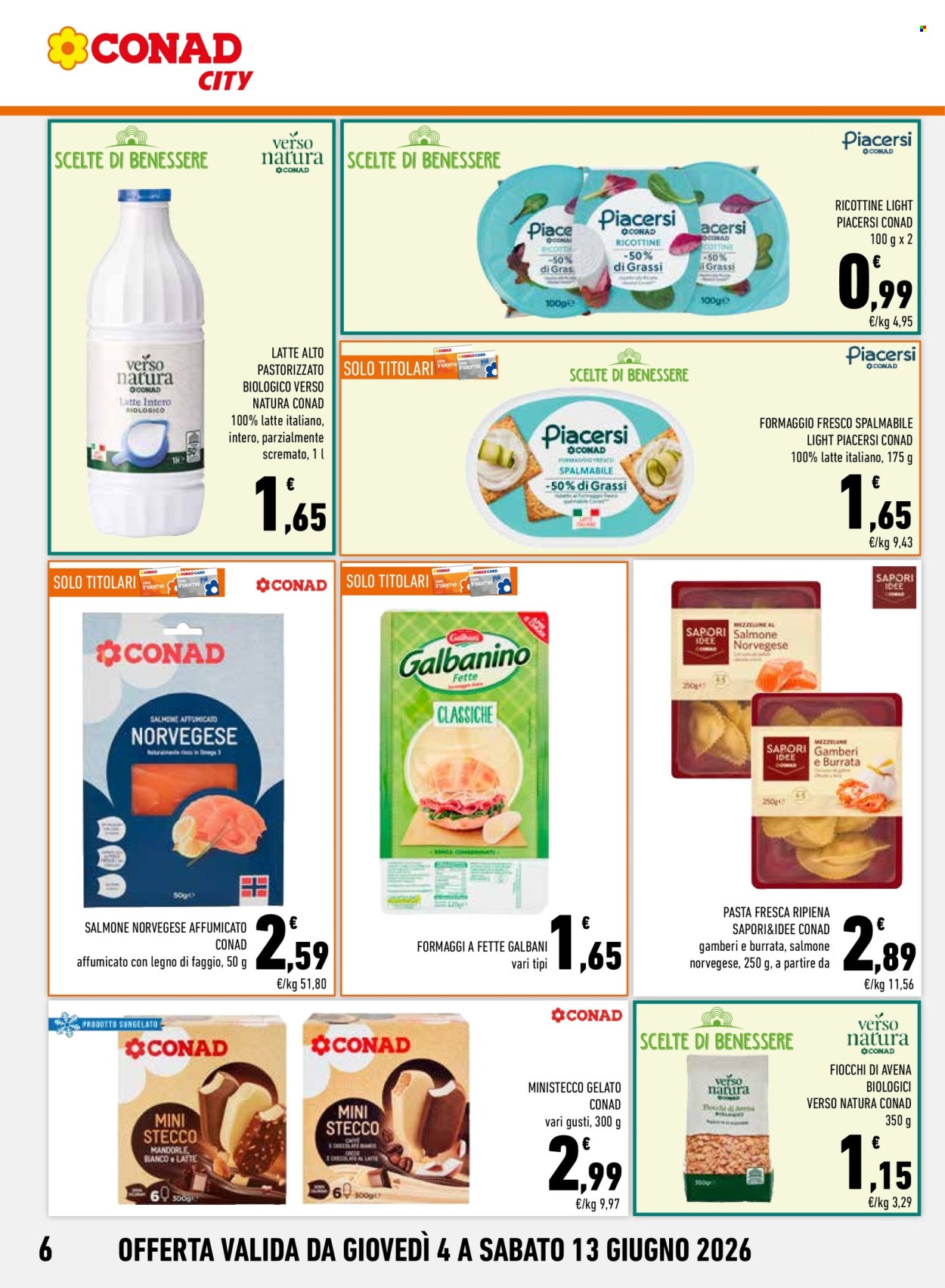 Volantino Conad City - 4/6/2026 - 13/6/2026. Pagina 6