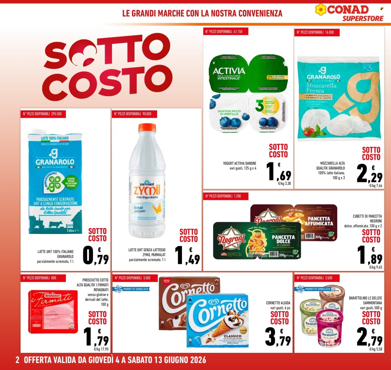 Volantino Conad Superstore - 4/6/2026 - 13/6/2026. Pagina 2