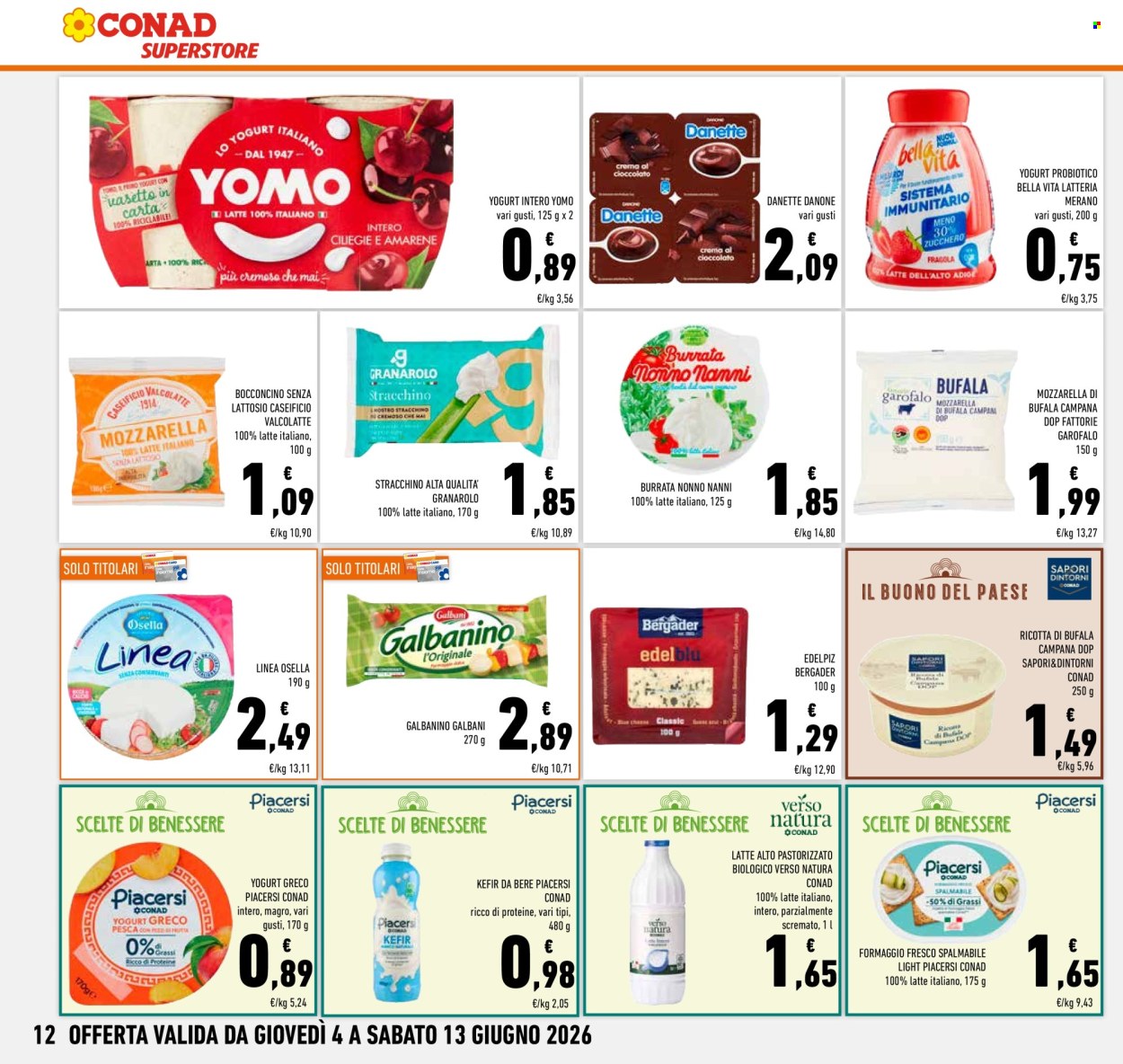 Volantino Conad Superstore - 4/6/2026 - 13/6/2026. Pagina 12